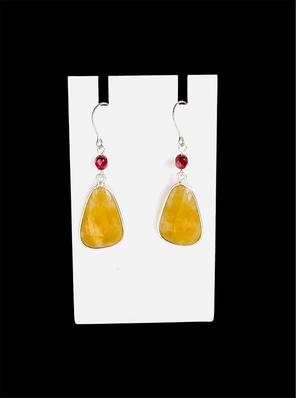 Thumbnail: Golden Garnet Glow earrings