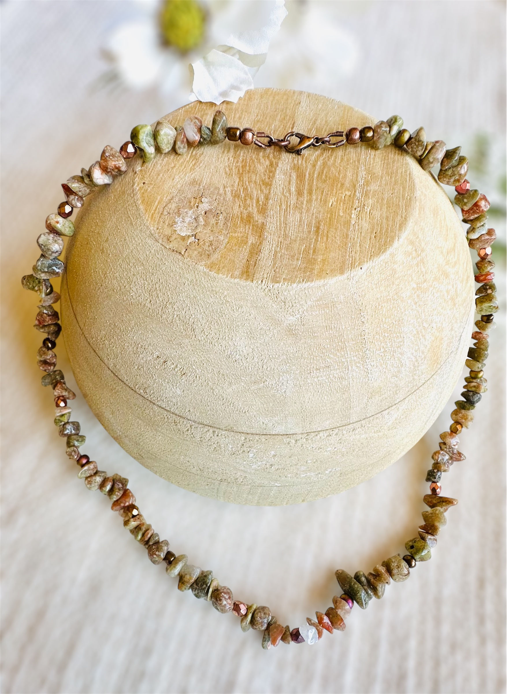 Whispers Of Autumn Necklace - Golden Harvest Collection