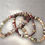 Thumbnail: Lustrous Harmony- 3 piece stack gemstone & crystal bracelet