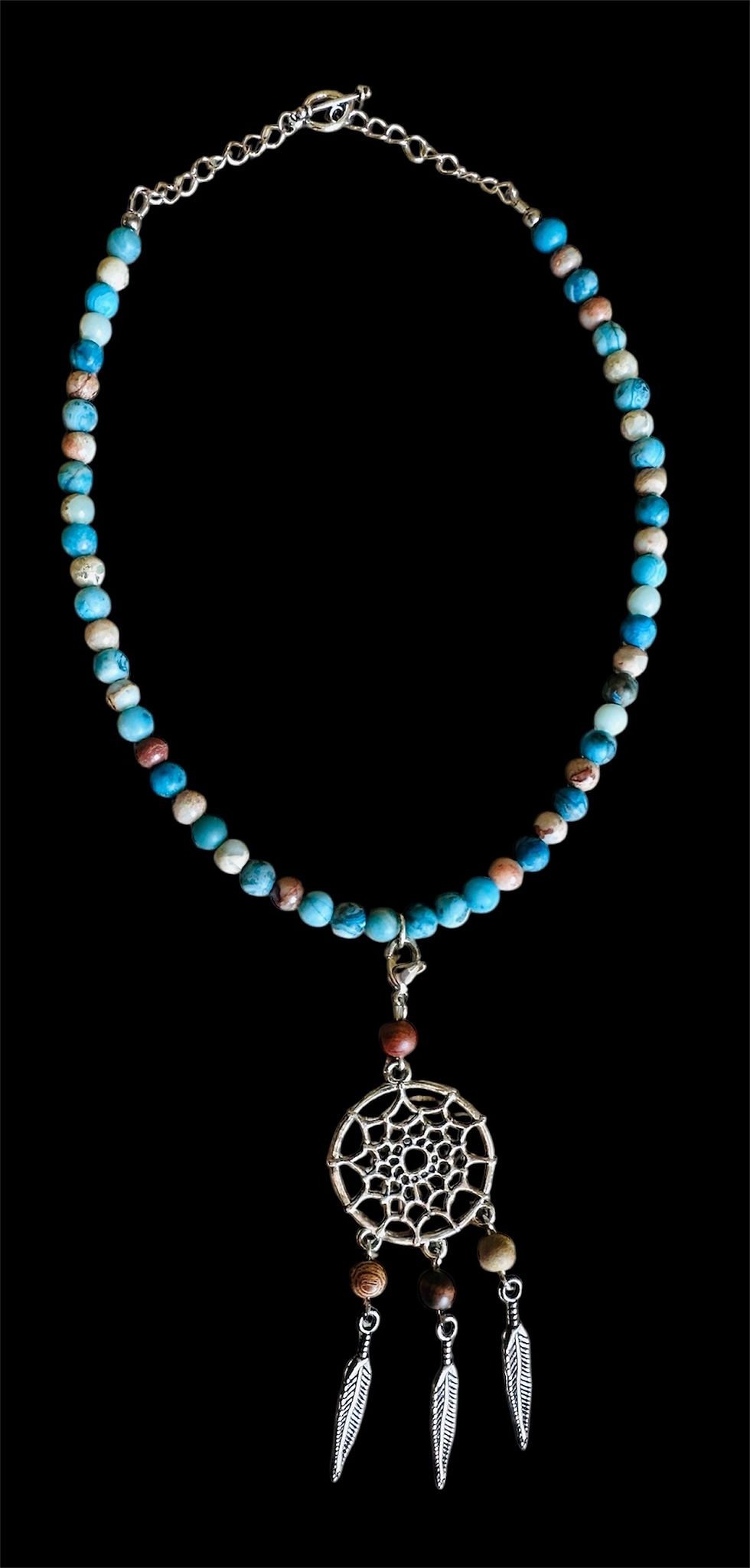 Thumbnail: Spirit Sky Dreamcatcher Necklace - Good Vibrations