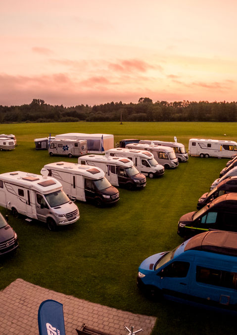 Hymer Event, Hymer Veranstaltung, Wohnwagen, Wohnwägen, Wohnwägen bei Sonnenuntergang, Wohnwägen bei Sonnenaufgang, Hymer Experience Day Veranstaltung, Hymer Experience Day,Event Management, Event Planung