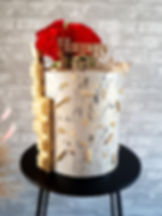 Chocolate celebration cake filled with Swiss meringue buttercream Lincolnshire
