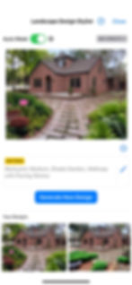 DreamzAR App's AI Landscape Design Stylist
