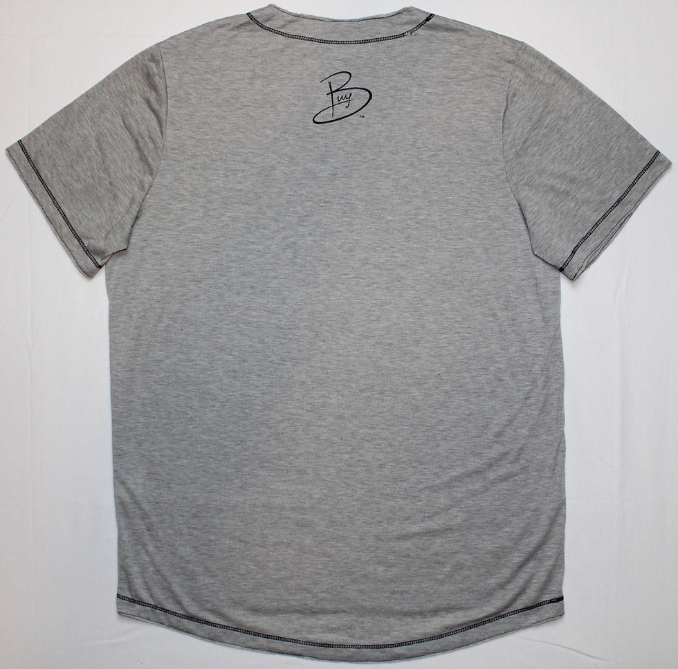 Thumbnail: Burj T-Shirt - Dark Gray with Black Stitching