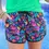 Thumbnail: Fiesta Time Floral Drawstring Everyday Shorts Black