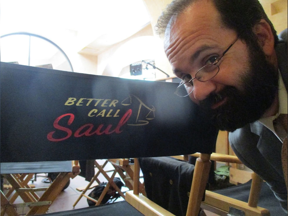 Stephen Conn on the set of "Better Call Saul."