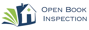 Logo depicting a house that opens like a book, representing comprehensive and detailed property assessments