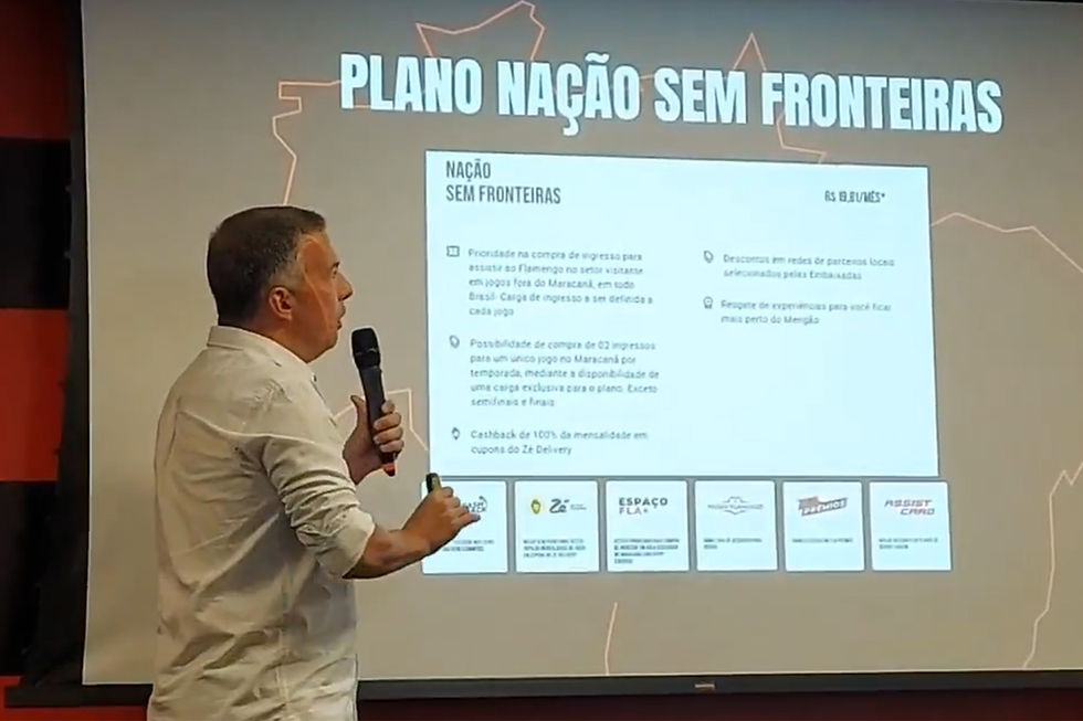 Roberto Trinas, Diretor de Marketing do clube - Foto: Mundo da bola