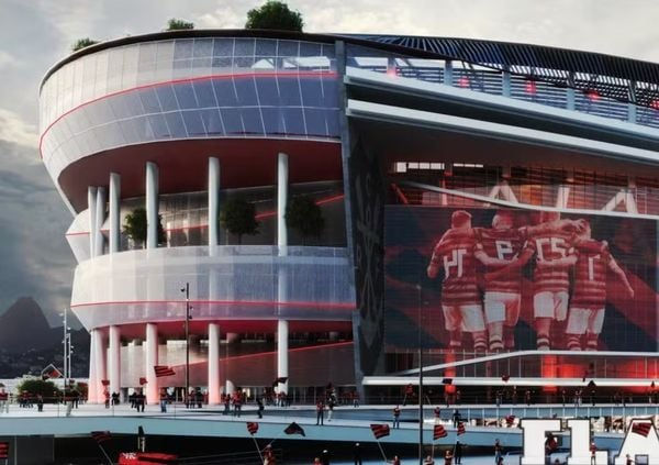 Flamengo apresenta novo projeto para construção do estádio no Gasômetro; prazo mínimo de conclusão é 2036  