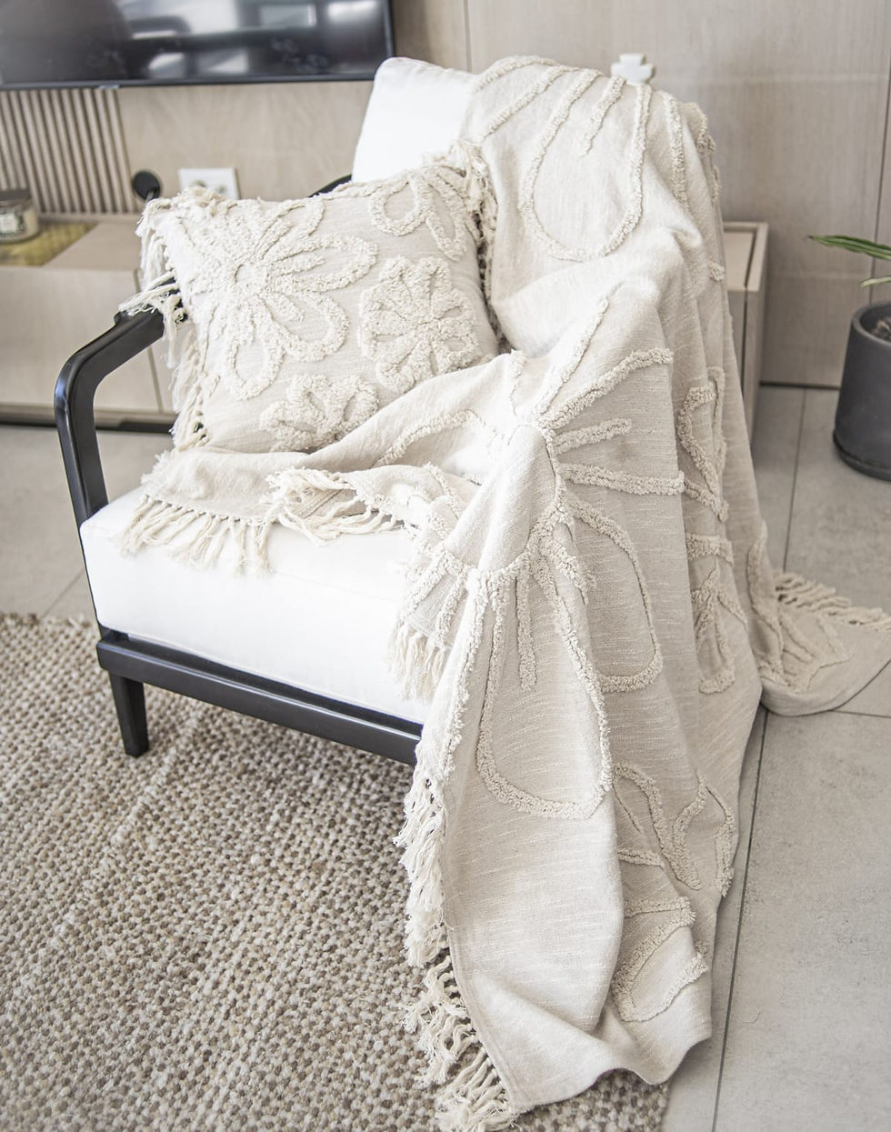 Miniatura: FUNDA ALMOHADON CUERO DUAL D. GERADE 45X45 X PAR