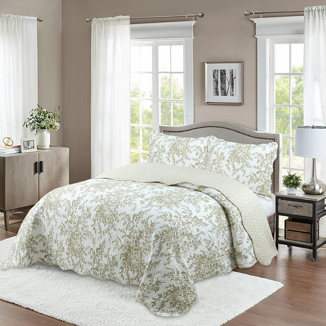 Miniatura: QUILTS FLOWER QUEEN CON FUNDA DE ALMOHADA