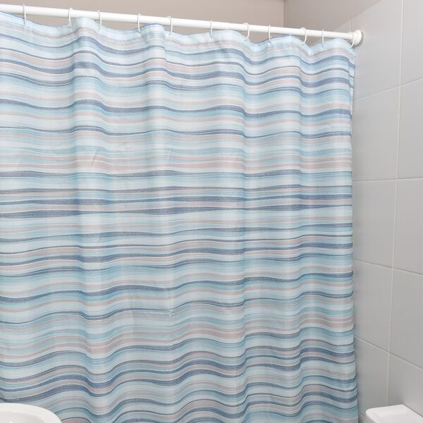 Miniatura: CORTINA DE BAÑO ESTAMPAD C/ BOLSITA