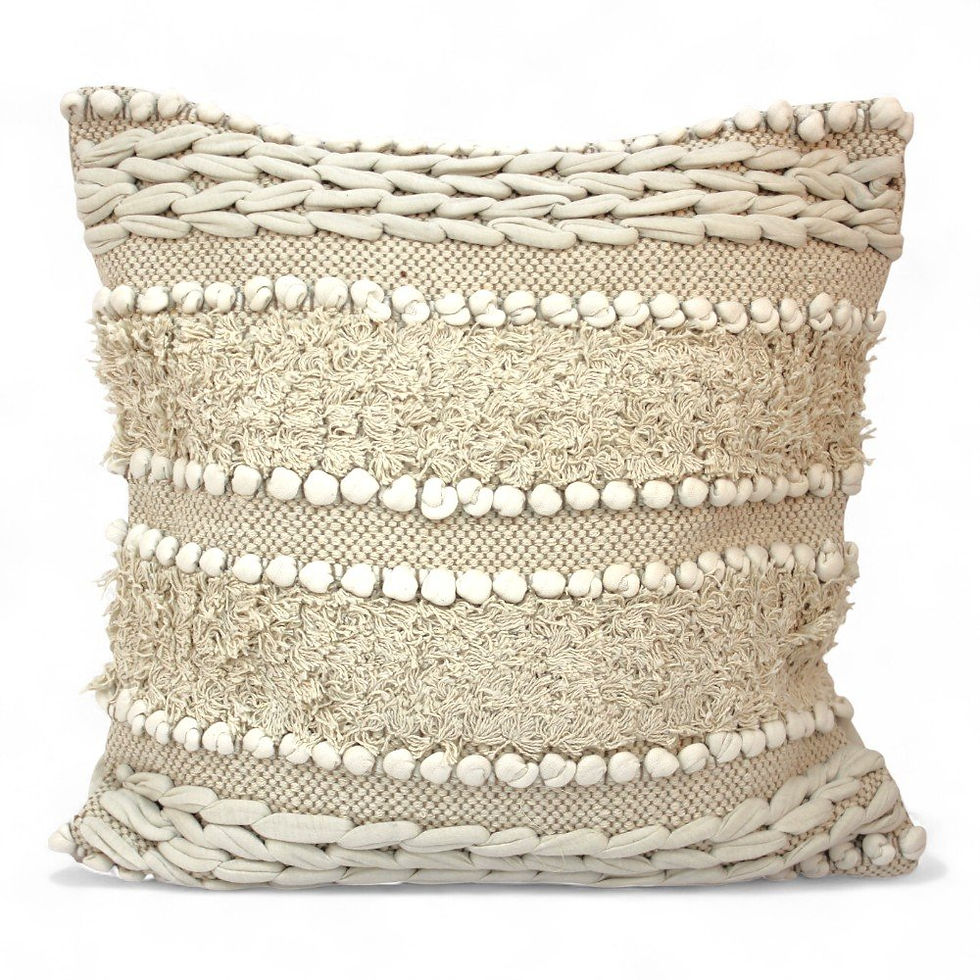 Miniatura: FUNDA ALMOHADON ALGODON NATURAL  45 X 45 CM X PAR