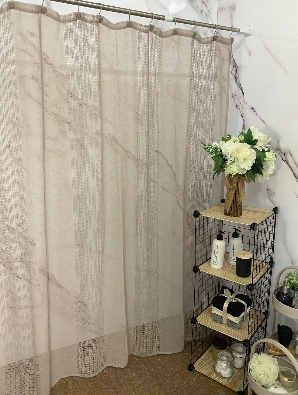 Miniatura: CORTINA DE BAÑO LINEA ITALIANA ROSELLA