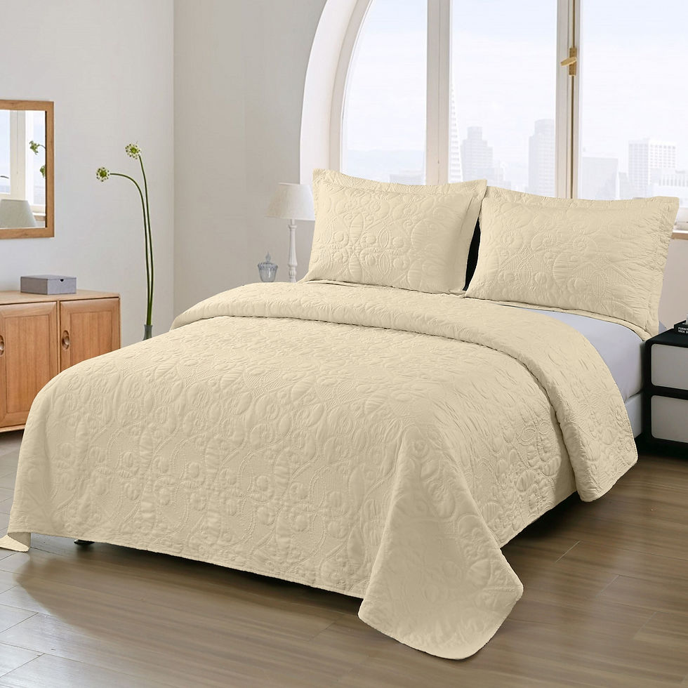 Miniatura: CUBRECAMA CAROL TWIN CON FUNDA DE ALMOHADA