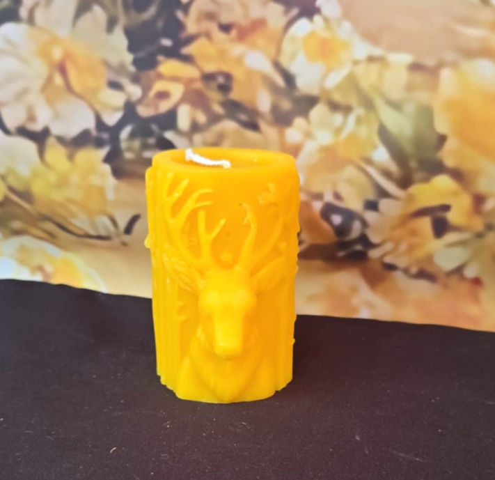 Stag Head Candle - H85mm x W50mm
