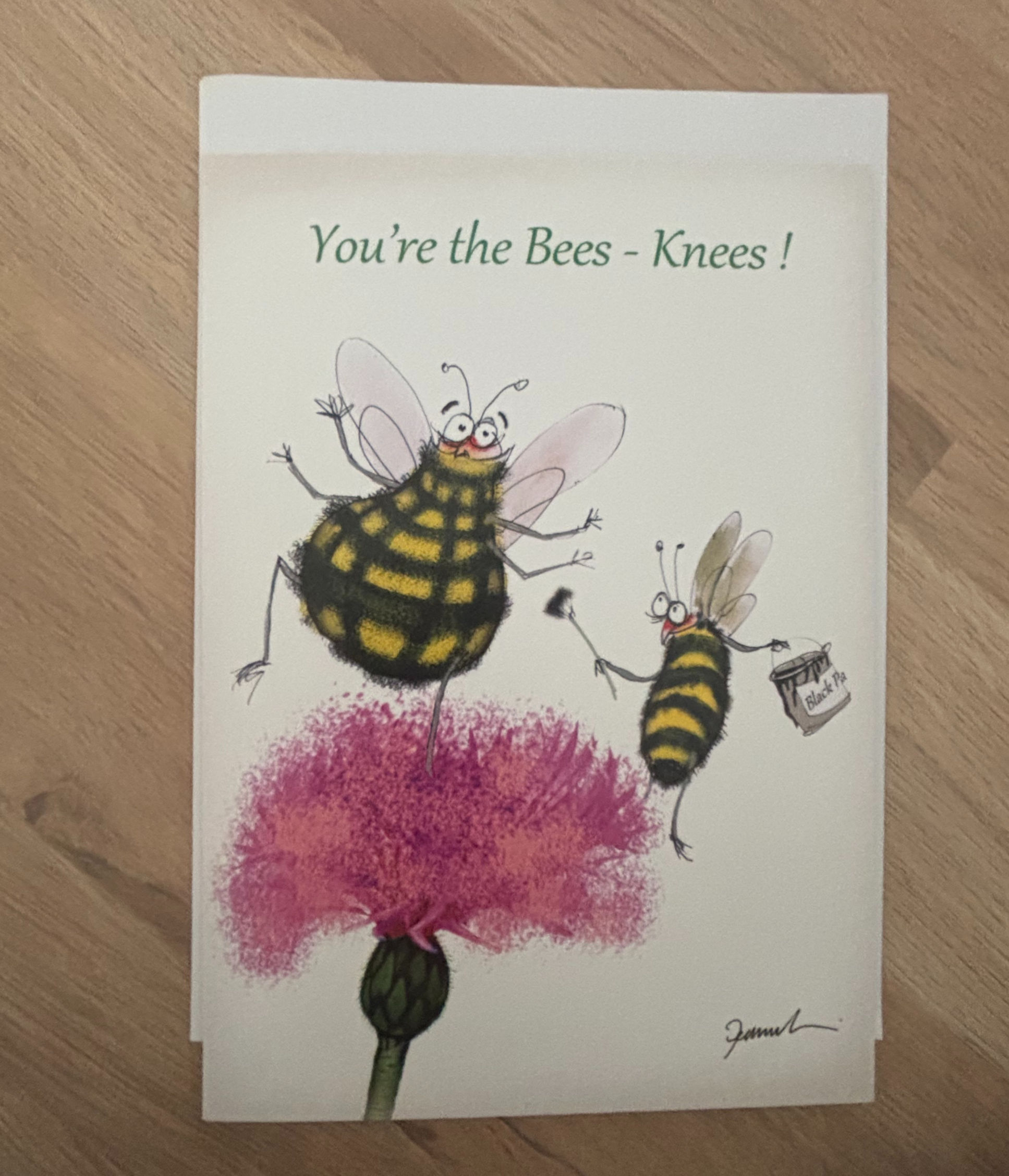 You're the Bees - Knees Blank Card
