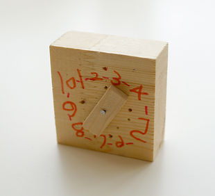Wooden Toy Clock