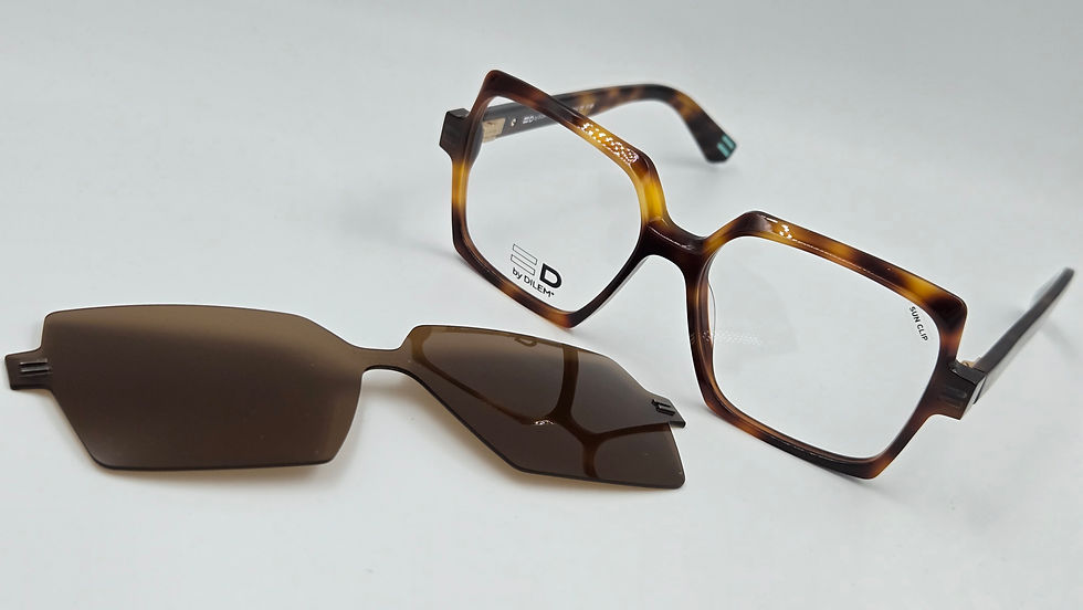 Lunettes de vue avec clips solaires aimantés : encore plus de nouveautés !!