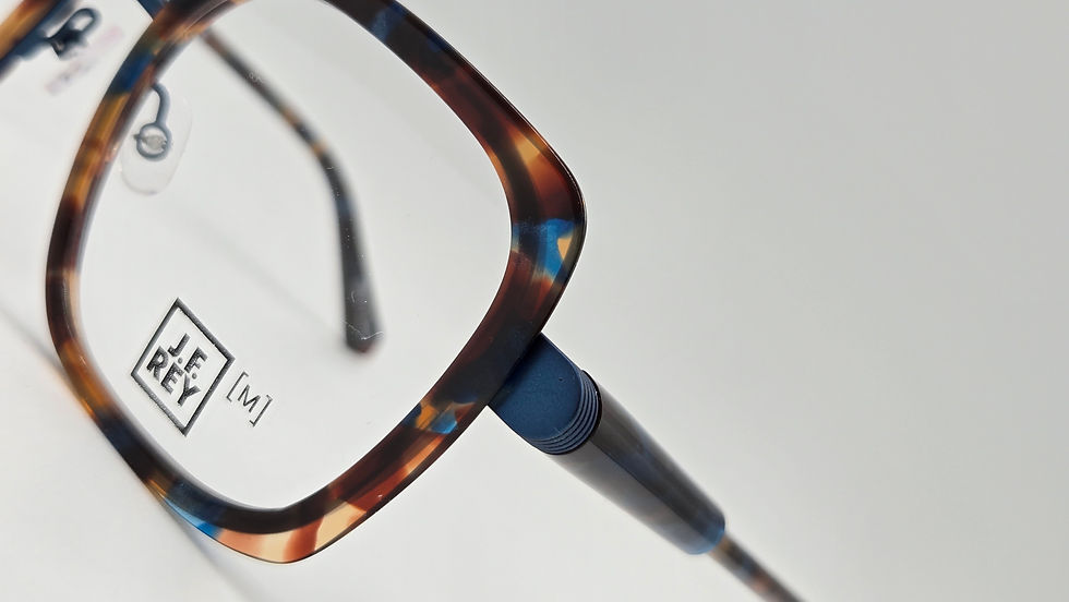 lunettes combinées originales et colorées  de la marque jfrey chez votre opticien a boulogne sur mer outreau wimereux calais et la cote d'opale