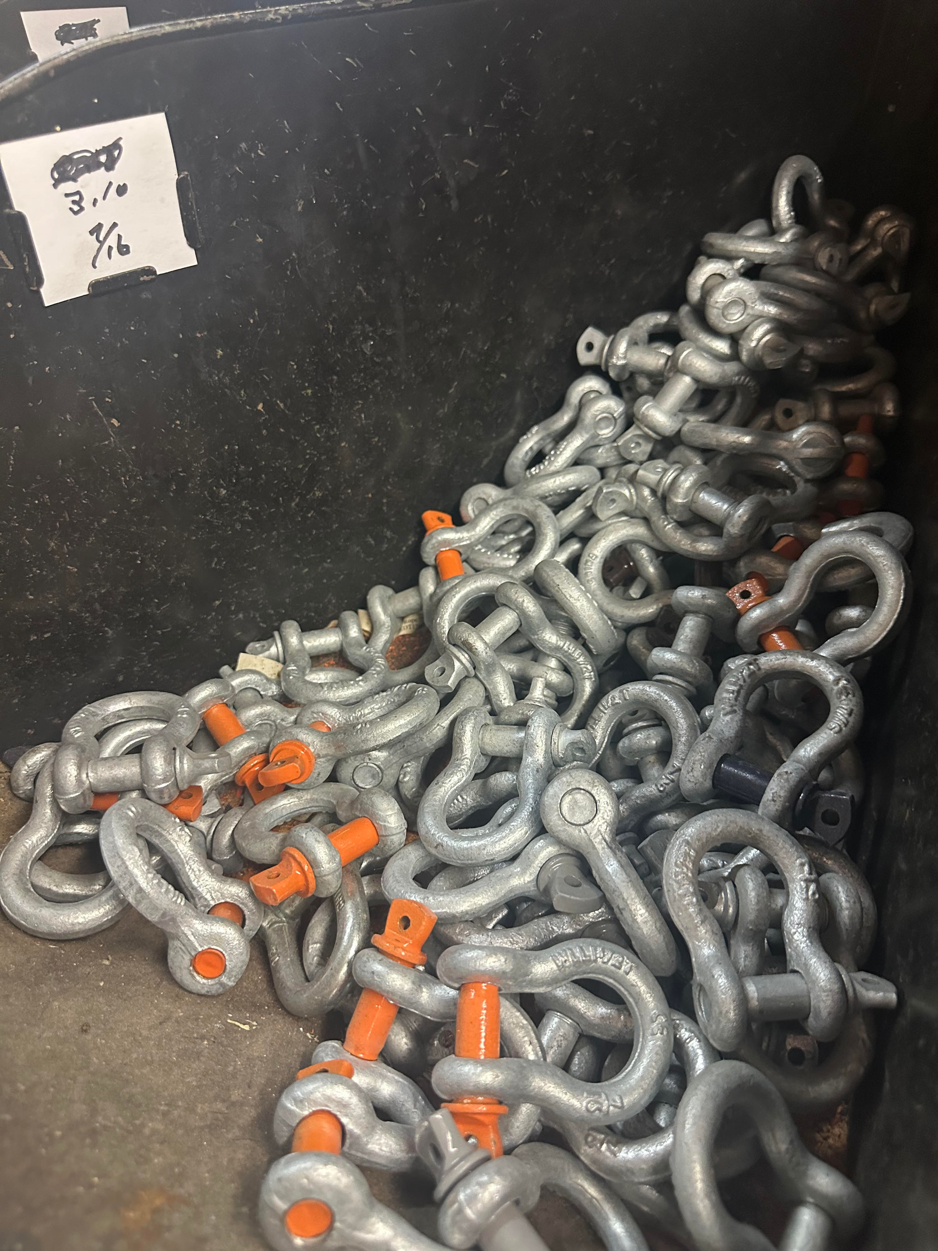 7/16 Galvanized Shackle