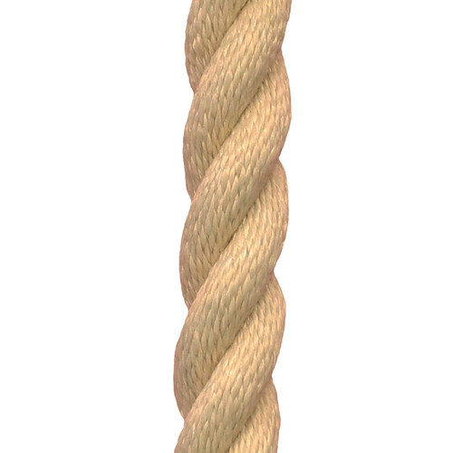 Tagaphore Rope Tan Polydac Rope | New River Nets