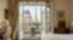 Paris hotel room with a view of Eiffel Tower.jpg