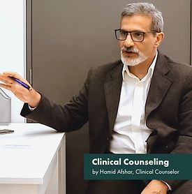 Dr. Hamid Afshar, Registered Clinical Counsellor and Psychotherapist at Parsa Wellness Clinic in North Vancouver