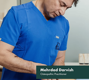 Hands-on osteopathy treatment improving mobility, relieving pain, and restoring body balance at Parsa Wellness Clinic North Vancouver