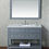 Thumbnail: Marla 48" Single Sink Vanity with Mirror in Grey