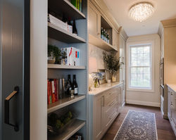 Elegant walk-in pantry desgin