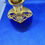 Thumbnail: Avon Vintage Cobalt Blue Glass Mesmerize Spray EMPTY Perfume Bottle
