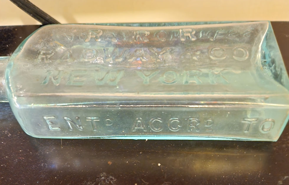 Thumbnail: Act of Congress RRR Radway New York Medicine Bottle