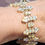 Thumbnail: Rare Aurora Borealis Rhinestone Bracelet