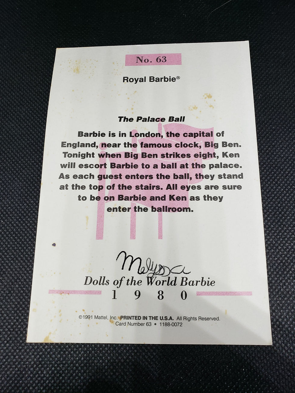 Thumbnail: Barbie cards (C) 1991 from the Barbie & Her Pets Collection