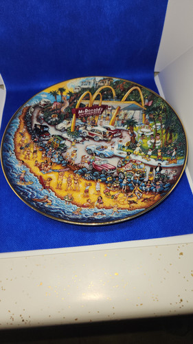Vintage McDonalds Porcelain Collectible Plate “Golden Summer