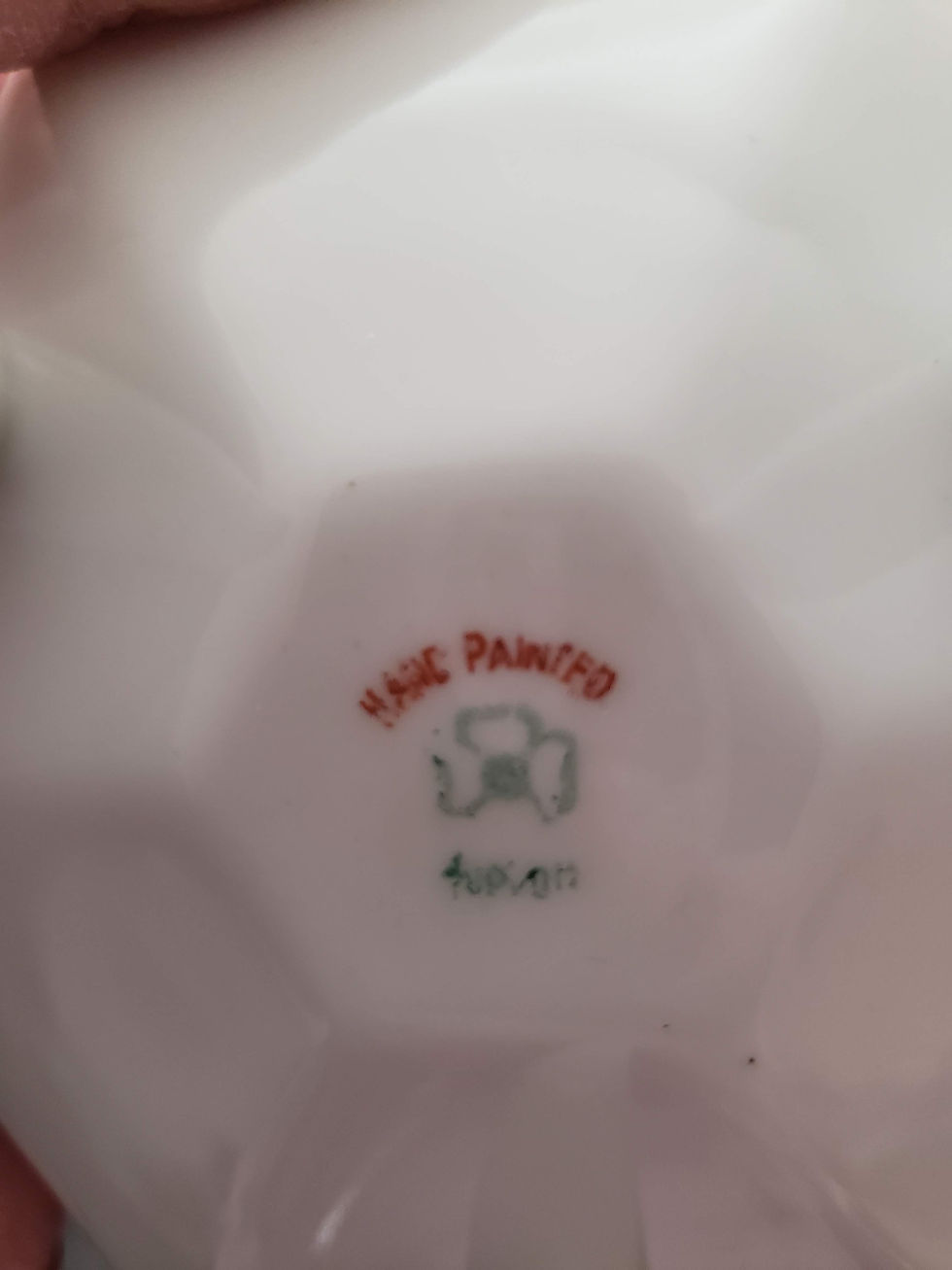 Thumbnail: Vintage Nippon Moriage, Hand Painted China, Hair Receiver, Made in Japan