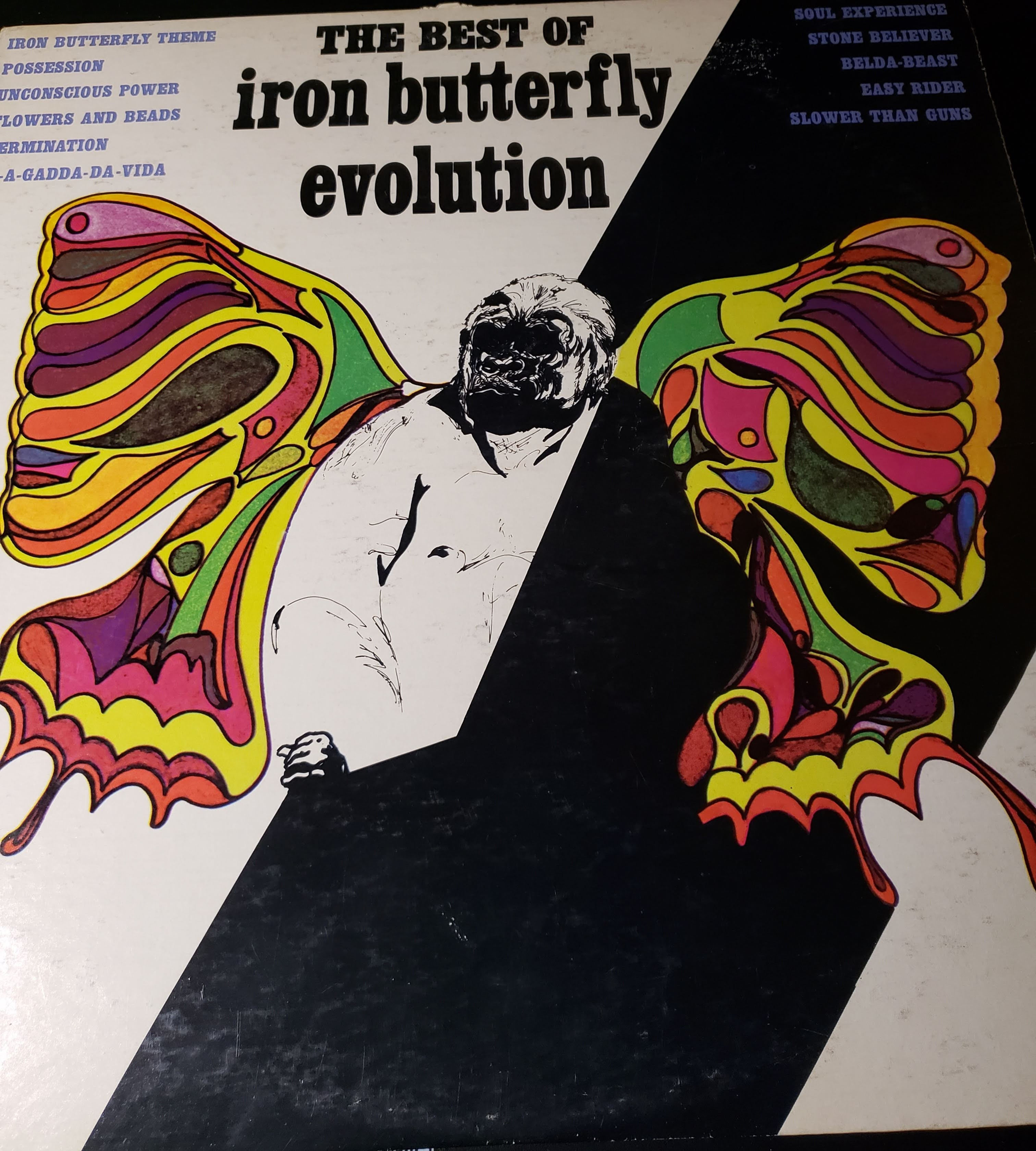 Vintage The Best of Iron Butterfly Vinyl Album 1971