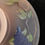 Thumbnail: Antique 1920's Pink Satin Frosted Tiffin Compote with Reverse Hand Painting