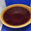 Thumbnail: Vintage  Mirror Brown Drip bowl 9 inches