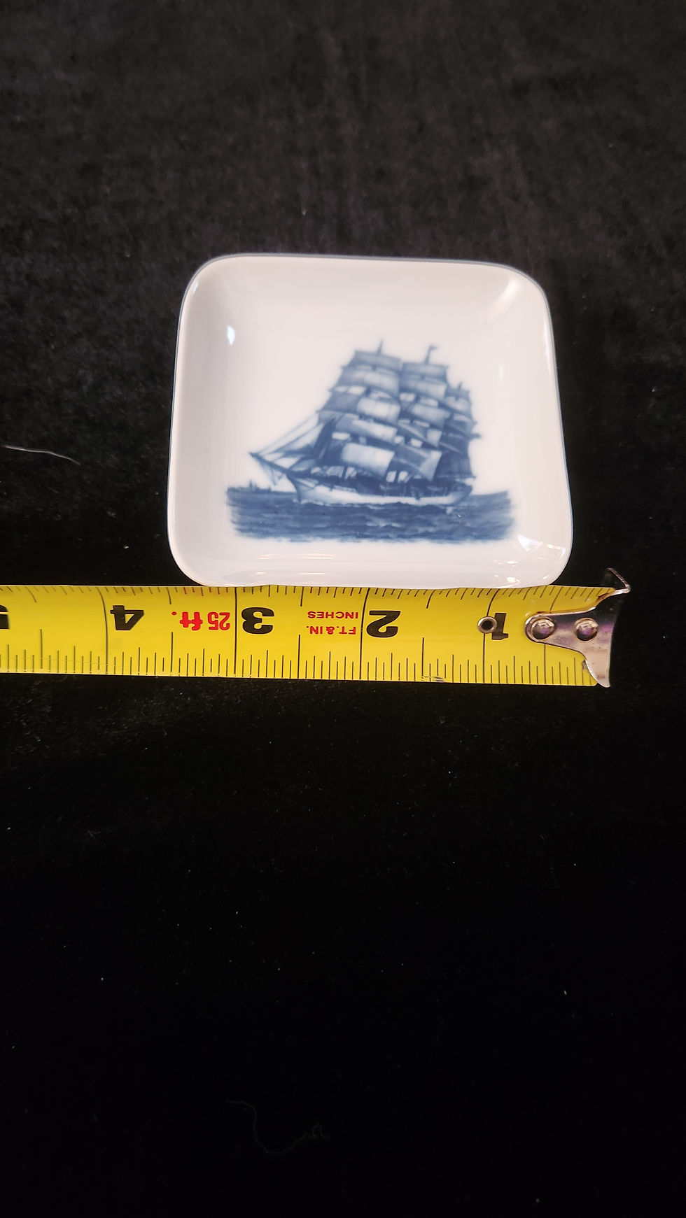 Thumbnail: Vintage Royal Copenhagen Clipper Ship Decorative Plate