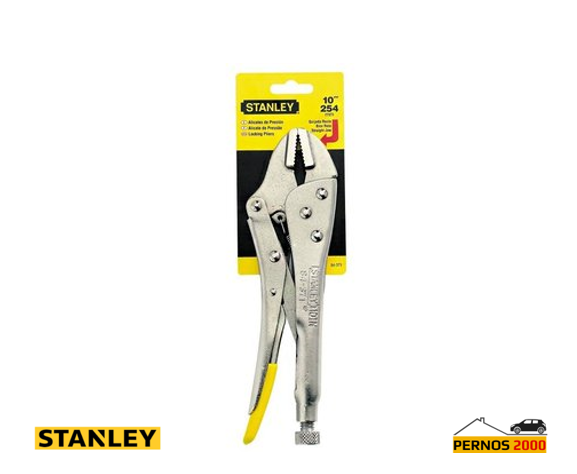 ALICATE DE PRESION RECTO 10" STANLEY [95-IB] 84-371