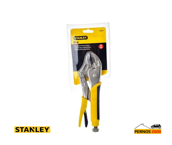 ALICATE DE PRESION CURVO 10" STANLEY [95-IB] 84-369