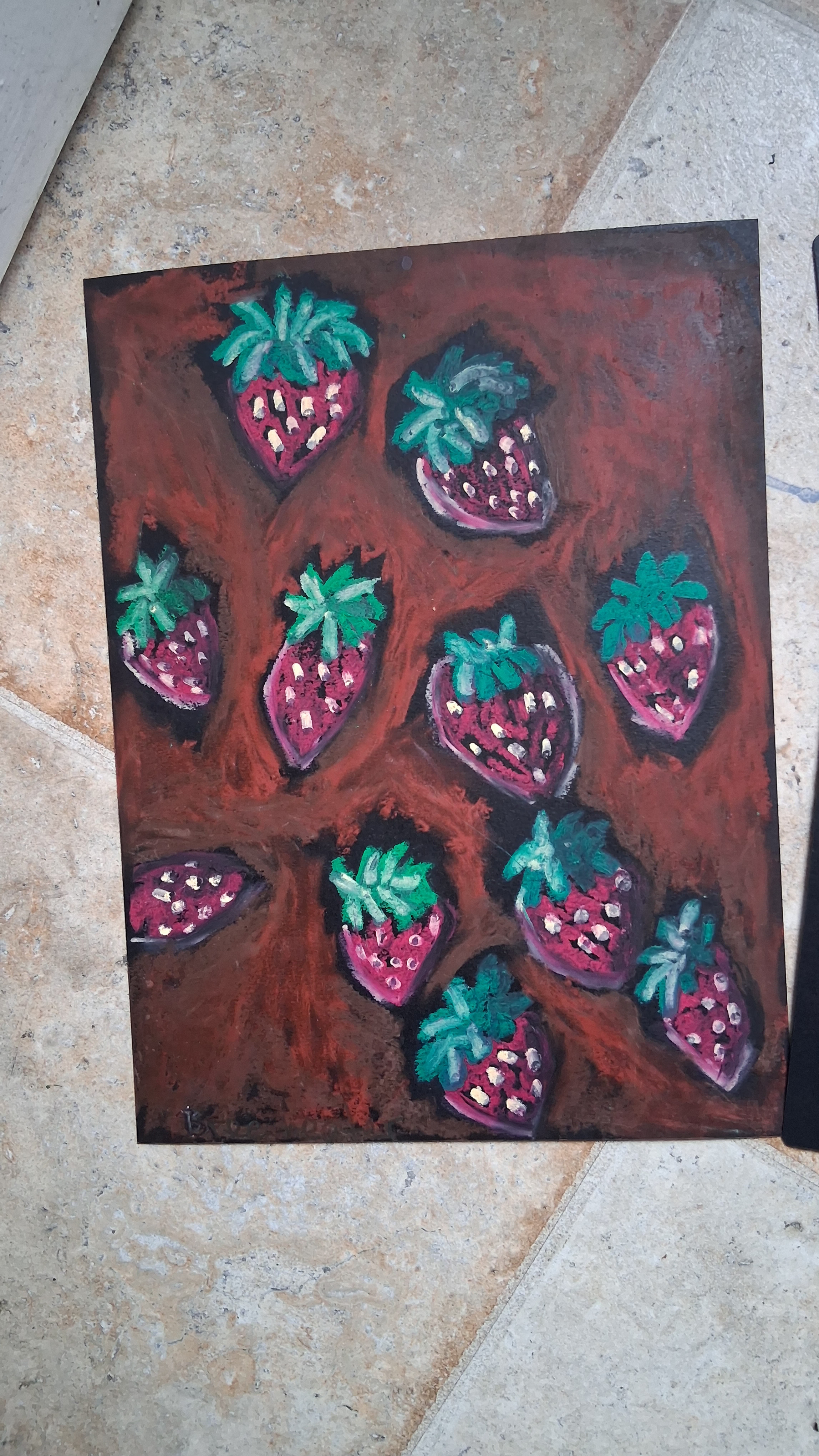 Oil Pastel Painting