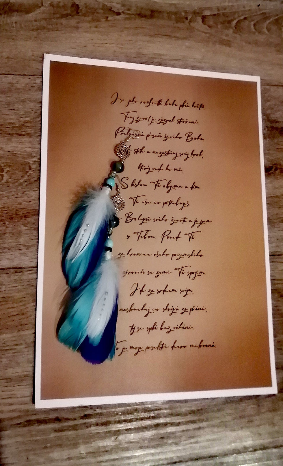 Miniatura: Naušnice se záměrem, poselstnvím a jménem duše