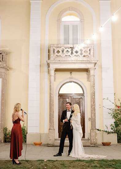 Gesangsauftritt bei Hochzeit in Portugal