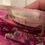 Thumbnail: LoveShackFancy Moe Ruffle Skirt In metallic floral pink - Size 10