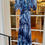 Thumbnail: Capuccino Made In France: Long ruffled V-neck Sheer empire waist dress