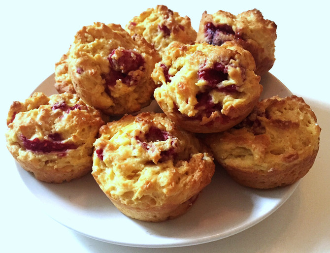 Raspberry & Zesty Lemon Muffins