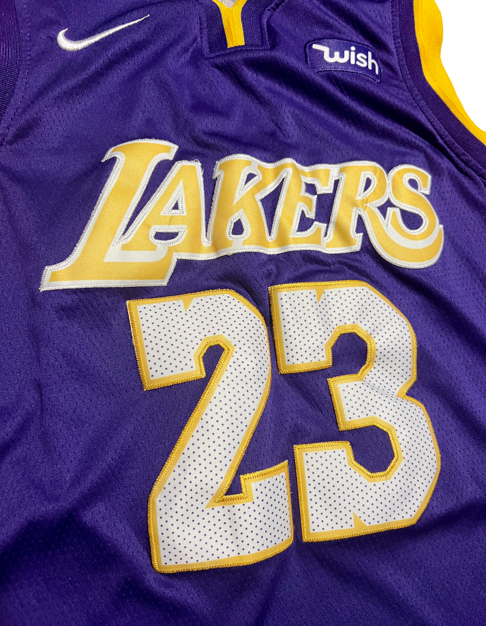 Lebron James Los Angeles Lakers Nike Swingman Purple Wish Jersey
